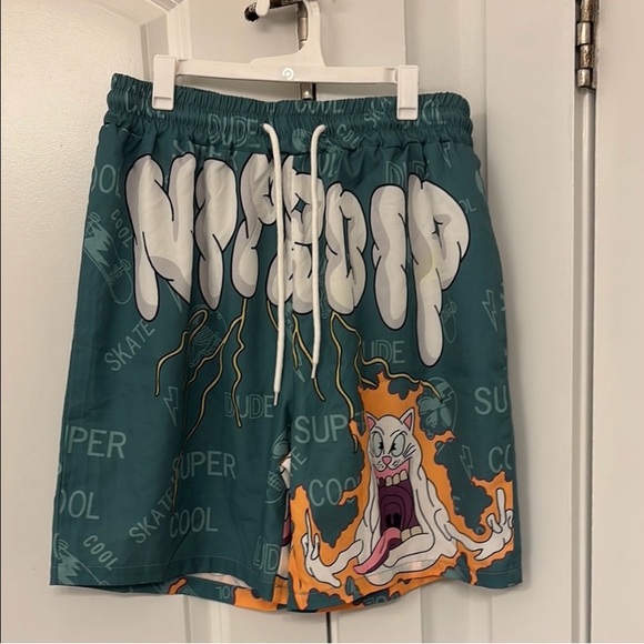 Other - Graphic Teal and Orange Men's Shorts